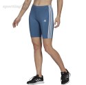 Spodenki damskie adidas Essentials 3-Stripes Bike Shorts niebieskie HD1803 Adidas