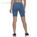 Spodenki damskie adidas Essentials 3-Stripes Bike Shorts niebieskie HD1803 Adidas