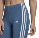 Spodenki damskie adidas Essentials 3-Stripes Bike Shorts niebieskie HD1803 Adidas