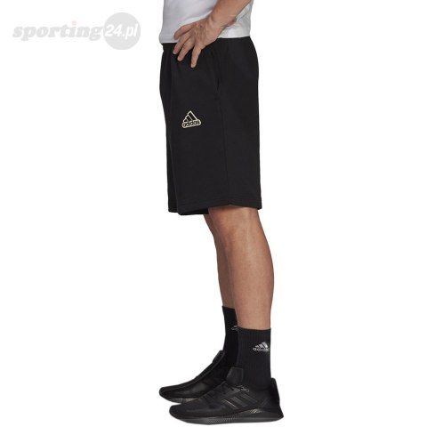 Spodenki męskie adidas Essentials Feelcomfy French Terry Shorts czarne HE1815 Adidas Spodenki męskie adidas Essentials Feelcomfy French Terry Shorts czarne HE1815 Adidas