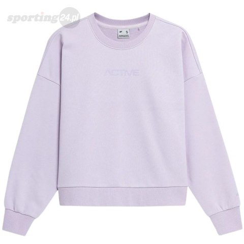Bluza damska 4F jasny fiolet H4L22 BLD023 52S 4F Bluza damska 4F jasny fiolet H4L22 BLD023 52S 4F