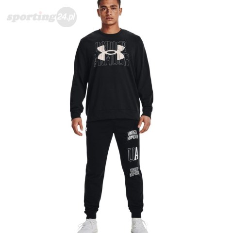 Bluza męska Under Armour UA Rival Terry Logo Crew czarna 1370391 001 Under Armour Bluza męska Under Armour UA Rival Terry Logo Crew czarna 1370391 001 Under Armour