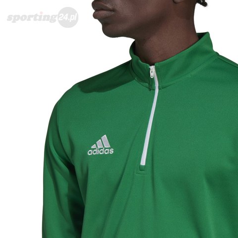 Bluza męska adidas Entrada 22 Training Top zielona HI2129 Adidas teamwear Bluza męska adidas Entrada 22 Training Top zielona HI2129 Adidas teamwear