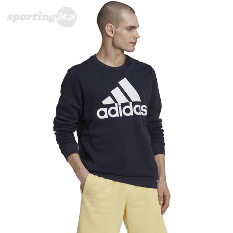 Bluza męska adidas Essentials Big Logo granatowa HL2298 Adidas Bluza męska adidas Essentials Big Logo granatowa HL2298 Adidas