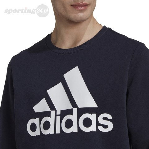 Bluza męska adidas Essentials Big Logo granatowa HL2298 Adidas Bluza męska adidas Essentials Big Logo granatowa HL2298 Adidas