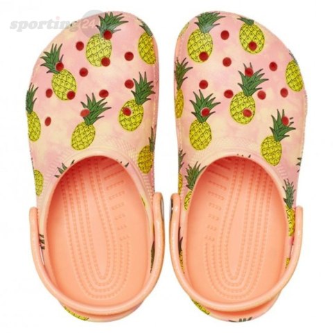 Chodaki dla dzieci Crocs Classic Party Kids pomarańczowe 207826 83E Crocs Chodaki dla dzieci Crocs Classic Party Kids pomarańczowe 207826 83E Crocs