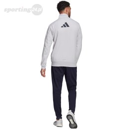 Dres męski adidas Logo Graphic Track Suit szaro-granatowy H61134 Adidas