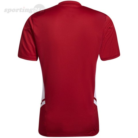 Koszulka męska adidas Condivo 22 Jersey czerwona HA6286 Adidas teamwear Koszulka męska adidas Condivo 22 Jersey czerwona HA6286 Adidas teamwear