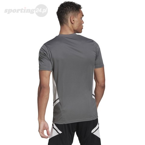 Koszulka męska adidas Condivo 22 Jersey szara HD4726 Adidas teamwear Koszulka męska adidas Condivo 22 Jersey szara HD4726 Adidas teamwear