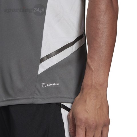 Koszulka męska adidas Condivo 22 Jersey szara HD4726 Adidas teamwear Koszulka męska adidas Condivo 22 Jersey szara HD4726 Adidas teamwear