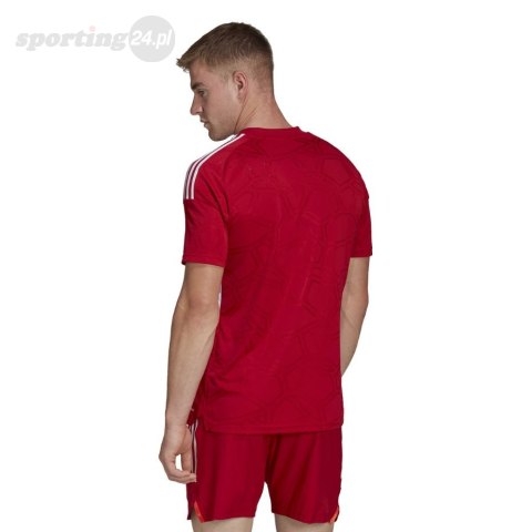 Koszulka męska adidas Condivo 22 Match Day Jersey czerwona HA3513 Adidas teamwear Koszulka męska adidas Condivo 22 Match Day Jersey czerwona HA3513 Adidas teamwear