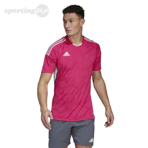 Koszulka męska adidas Condivo 22 Match Day Jersey różowa HE2947 Adidas teamwear Koszulka męska adidas Condivo 22 Match Day Jersey różowa HE2947 Adidas teamwear