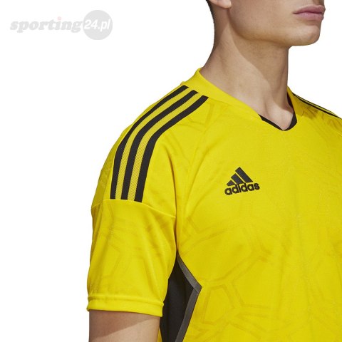 Koszulka męska adidas Condivo 22 Match Day Jersey żółta HA3518 Adidas teamwear Koszulka męska adidas Condivo 22 Match Day Jersey żółta HA3518 Adidas teamwear