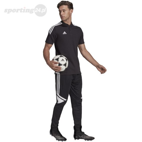 Koszulka męska adidas Condivo 22 Polo czarna H44105 Adidas teamwear Koszulka męska adidas Condivo 22 Polo czarna H44105 Adidas teamwear