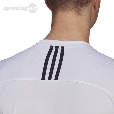 Koszulka męska adidas Primeblue Designed to Move biała GM2135 Adidas Koszulka męska adidas Primeblue Designed to Move biała GM2135 Adidas