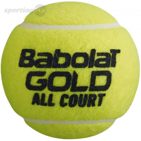 Piłki do tenisa ziemnego Babolat Gold All Court 4szt. 502085 Babolat Piłki do tenisa ziemnego Babolat Gold All Court 4szt. 502085 Babolat