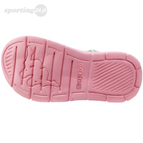 Sandały dla dzieci Kappa Kana MF różowo-szare 260886MFK 6117 Kappa Sandały dla dzieci Kappa Kana MF różowo-szare 260886MFK 6117 Kappa