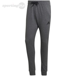 Spodnie męskie adidas Essentials Fleece Regular Tapered szare HL2243 Adidas