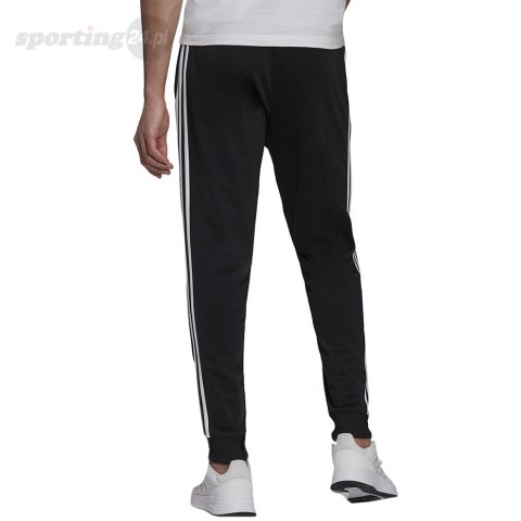Spodnie męskie adidas Primegreen Essentials Warm-Up Tapered 3-Stripes Track czarne H46105 Adidas Spodnie męskie adidas Primegreen Essentials Warm-Up Tapered 3-Stripes Track czarne H46105 Adidas