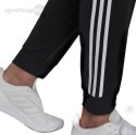 Spodnie męskie adidas Primegreen Essentials Warm-Up Tapered 3-Stripes Track czarne H46105 Adidas