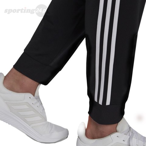 Spodnie męskie adidas Primegreen Essentials Warm-Up Tapered 3-Stripes Track czarne H46105 Adidas Spodnie męskie adidas Primegreen Essentials Warm-Up Tapered 3-Stripes Track czarne H46105 Adidas
