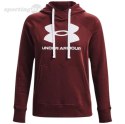 Bluza damska Under Armour Rival Fleece Logo Hoodie bordowa 1356318 690 Under Armour