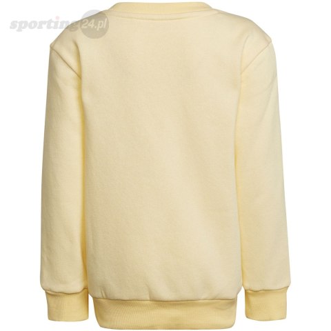 Bluza dla dzieci adidas Essentials 3-Stripes Crewneck żółta HP1273 Adidas Bluza dla dzieci adidas Essentials 3-Stripes Crewneck żółta HP1273 Adidas