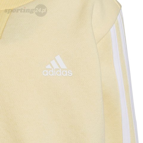 Bluza dla dzieci adidas Essentials 3-Stripes Crewneck żółta HP1273 Adidas Bluza dla dzieci adidas Essentials 3-Stripes Crewneck żółta HP1273 Adidas