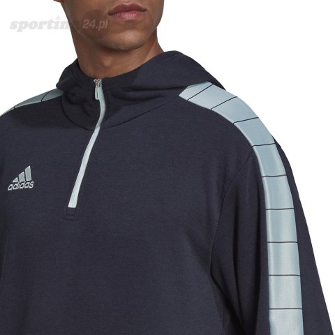 Bluza męska adidas Tiro Hoodie granatowa HC1302 Adidas Bluza męska adidas Tiro Hoodie granatowa HC1302 Adidas