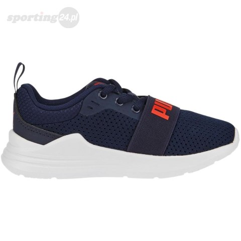 Buty dla dzieci Puma Wired Run PS granatowe 374216 21 Puma Buty dla dzieci Puma Wired Run PS granatowe 374216 21 Puma