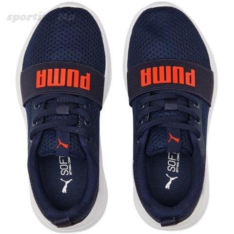 Buty dla dzieci Puma Wired Run PS granatowe 374216 21 Puma Buty dla dzieci Puma Wired Run PS granatowe 374216 21 Puma
