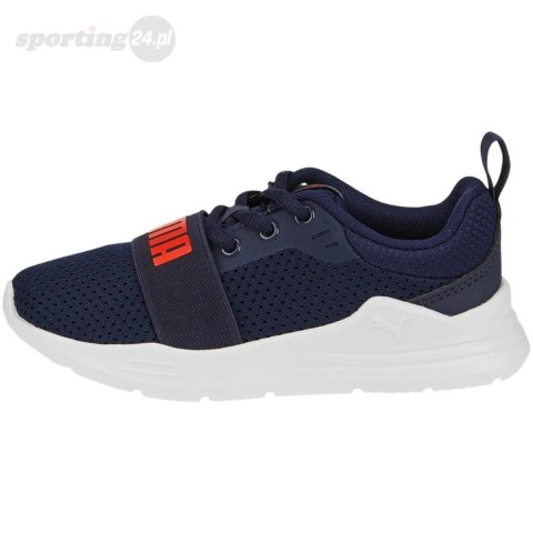 Buty dla dzieci Puma Wired Run PS granatowe 374216 21 Puma Buty dla dzieci Puma Wired Run PS granatowe 374216 21 Puma