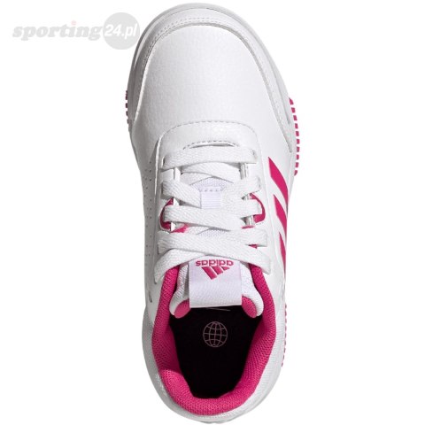 Buty dla dzieci adidas Tensaur Sport Training Lace biało-różowe GW6438 Adidas Buty dla dzieci adidas Tensaur Sport Training Lace biało-różowe GW6438 Adidas