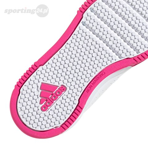 Buty dla dzieci adidas Tensaur Sport Training Lace biało-różowe GW6438 Adidas Buty dla dzieci adidas Tensaur Sport Training Lace biało-różowe GW6438 Adidas