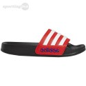 Klapki dla dzieci adidas Adilette Shower K czarno-czerwone FY8844 Adidas