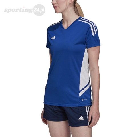 Koszulka damska adidas Condivo 22 Jersey niebieska HD4724 Adidas teamwear Koszulka damska adidas Condivo 22 Jersey niebieska HD4724 Adidas teamwear