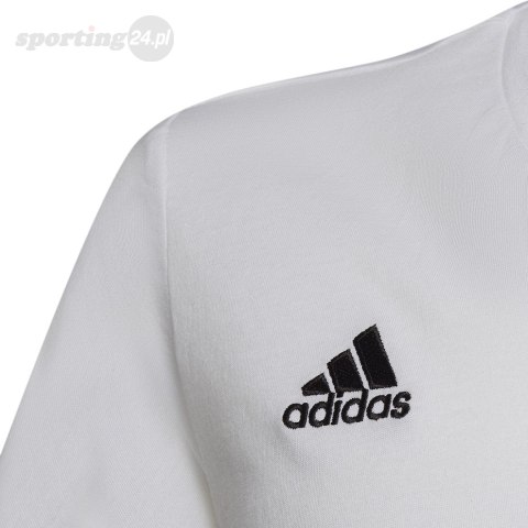 Koszulka dla dzieci adidas Entrada 22 Tee biała HC0447 Adidas teamwear Koszulka dla dzieci adidas Entrada 22 Tee biała HC0447 Adidas teamwear