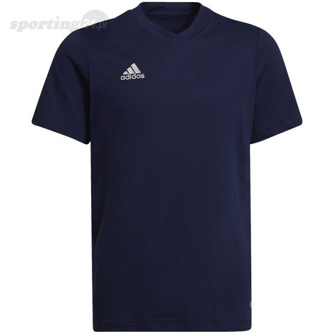 Koszulka dla dzieci adidas Entrada 22 Tee granatowa HC0445 Adidas teamwear Koszulka dla dzieci adidas Entrada 22 Tee granatowa HC0445 Adidas teamwear