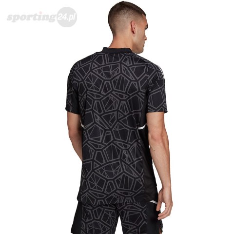 Koszulka męska Condivo 22 Goalkeeper Jersey Short Sleeve czarna HB1619 Adidas teamwear Koszulka męska Condivo 22 Goalkeeper Jersey Short Sleeve czarna HB1619 Adidas teamwear