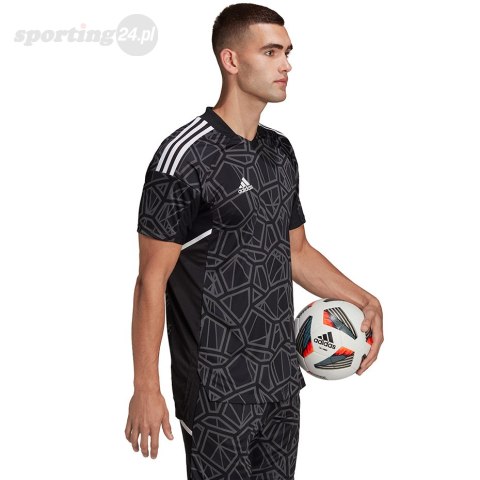 Koszulka męska Condivo 22 Goalkeeper Jersey Short Sleeve czarna HB1619 Adidas teamwear Koszulka męska Condivo 22 Goalkeeper Jersey Short Sleeve czarna HB1619 Adidas teamwear
