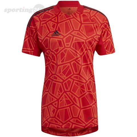 Koszulka męska Condivo 22 Goalkeeper Jersey Short Sleeve czerwona H21238 Adidas teamwear Koszulka męska Condivo 22 Goalkeeper Jersey Short Sleeve czerwona H21238 Adidas teamwear