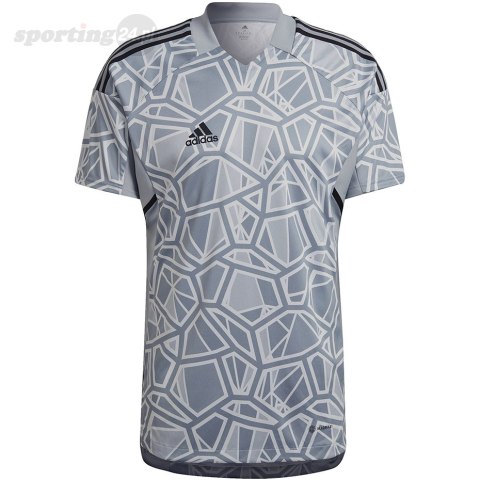 Koszulka męska Condivo 22 Goalkeeper Jersey Short Sleeve szara HB1622 Adidas teamwear Koszulka męska Condivo 22 Goalkeeper Jersey Short Sleeve szara HB1622 Adidas teamwear