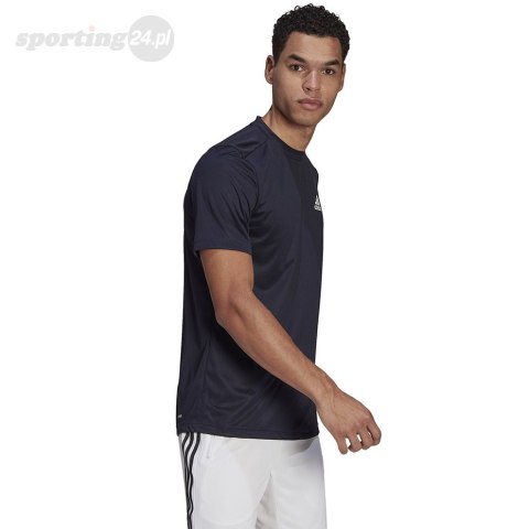 Koszulka męska adidas Aeroready Designed To Move Sport granatowa GM2097 Adidas Koszulka męska adidas Aeroready Designed To Move Sport granatowa GM2097 Adidas
