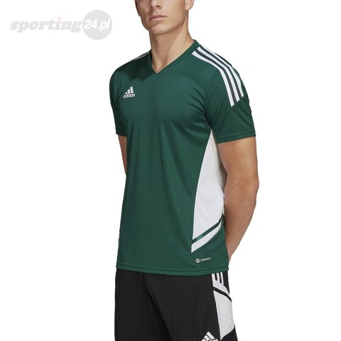 Koszulka męska adidas Condivo 22 Jersey zielona HE3057 Adidas teamwear Koszulka męska adidas Condivo 22 Jersey zielona HE3057 Adidas teamwear