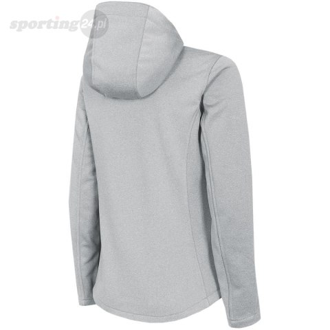 Kurtka damska 4F softshell chłodny jasny szary melanż H4Z22 SFD350 27M 4F Kurtka damska 4F softshell chłodny jasny szary melanż H4Z22 SFD350 27M 4F