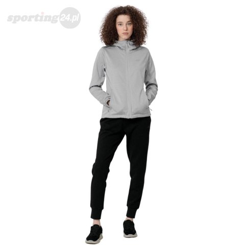 Kurtka damska 4F softshell chłodny jasny szary melanż H4Z22 SFD350 27M 4F Kurtka damska 4F softshell chłodny jasny szary melanż H4Z22 SFD350 27M 4F