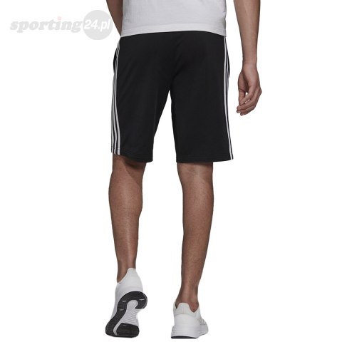 Spodenki męskie adidas Essentials Warm-Up 3-Stripes czarne H48433 Adidas Spodenki męskie adidas Essentials Warm-Up 3-Stripes czarne H48433 Adidas