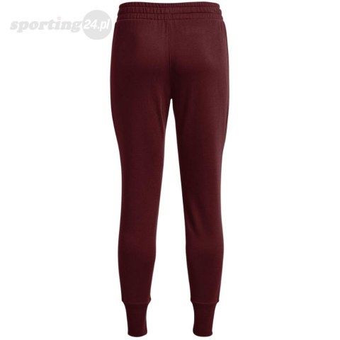 Spodnie damskie Under Armour Rival Fleece bordowe 1356416 690 Under Armour Spodnie damskie Under Armour Rival Fleece bordowe 1356416 690 Under Armour