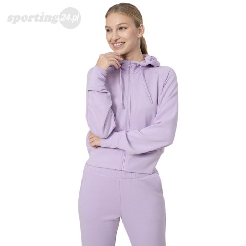 Bluza damska 4F jasny fiolet H4Z22 BLD027 52S 4F Bluza damska 4F jasny fiolet H4Z22 BLD027 52S 4F
