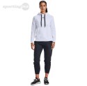 Bluza damska Under Armour Rival Fleece HB Hoodie biała 1356317 100 Under Armour